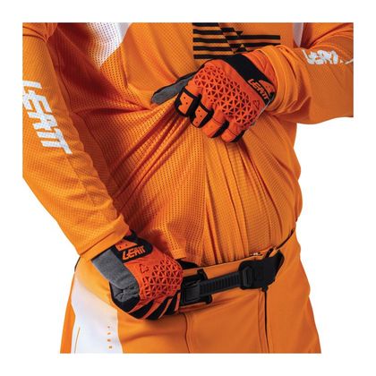 Maillot cross Leatt 4.5 LITE 2026 - Orange / Blanc