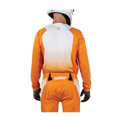 Maillot cross Leatt 4.5 LITE 2026 - Orange / Blanc