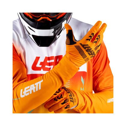 Maillot cross Leatt 5.5 ULTRAWELD 2026 - Orange / Blanc