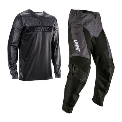 Tenue cross Leatt 3.5 RIDE KIT MAILLOT+PANTALON JUNIOR 2026 - Gris / Noir Ref : LB1148 