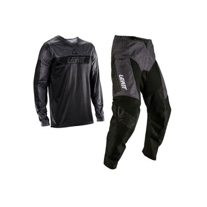 Leatt 3.5 RIDE KIT V26 JERSEY+TROUSERS 2026 Cross-country outfit - Grey / Black Ref : LB1115 