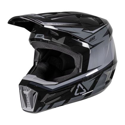 Leatt 2.5 2026 Cross-Helm - Grau / Schwarz Ref : LB1033 