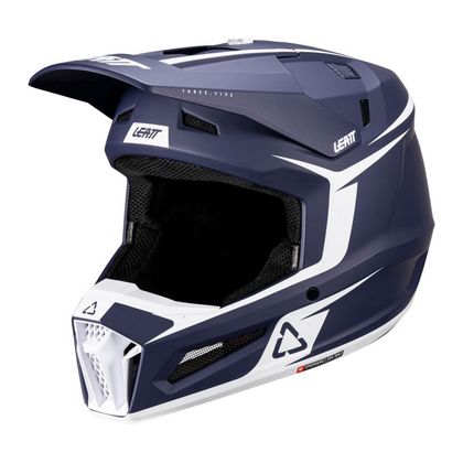 Leatt 3.5 2026 Cross helmet - Blue / White