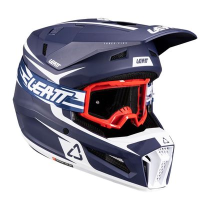 Leatt 3.5 2026 Cross helmet - Blue / White Ref : LB1028 