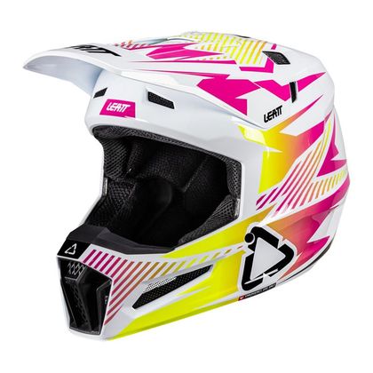 Leatt 3.5 2026 Cross helmet - White / Pink