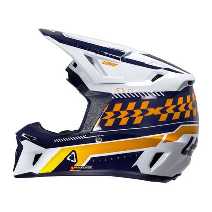 Leatt 8.5 with mask 2026 Cross helmet - Orange