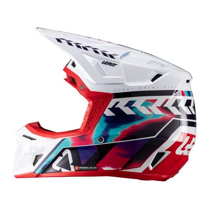Leatt 8.5 with mask 2026 Cross helmet - Red / Blue