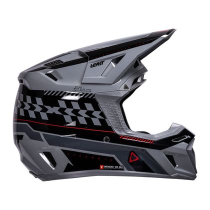 Leatt 8.5 with mask 2026 Cross helmet - Grey