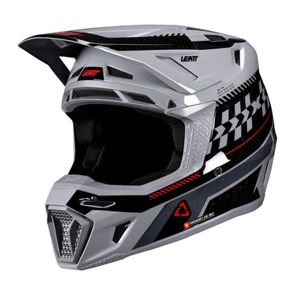 Leatt 8.5 with mask 2026 Cross helmet - Grey