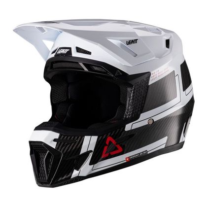Leatt 9.5 V26 2026 Crosshelm - Carbon / Wit Ref: LB1029 