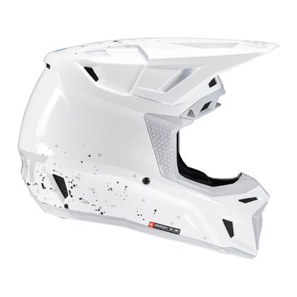 Leatt 8.5 with mask 2026 Cross helmet - White / Yellow