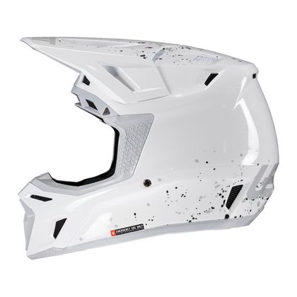 Leatt 8.5 with mask 2026 Cross helmet - White / Yellow
