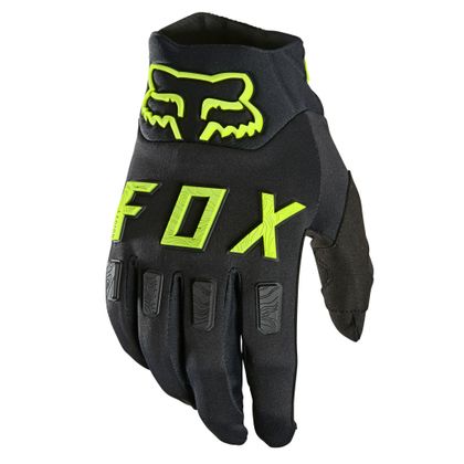 Guantes de motocross Fox LEGION WATER - BLACK YELLOW 2021 Ref : FX3012 