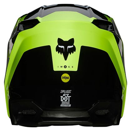 Casco de motocross Fox V1 TAYZER - BLACK - GLOSSY 2021