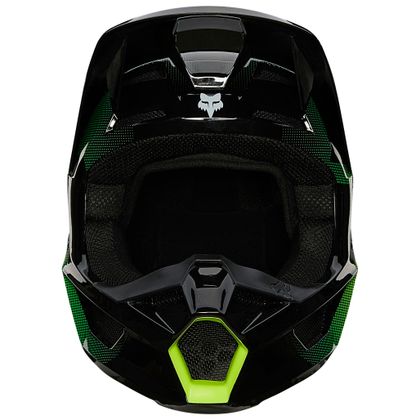 Casco de motocross Fox V1 TAYZER - BLACK - GLOSSY 2021