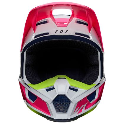 Casco de motocross Fox V1 TRO - FLUO YELLOW - GLOSSY 2021