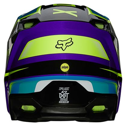 Casco de motocross Fox V1 TRO - AQUA - GLOSSY 2023