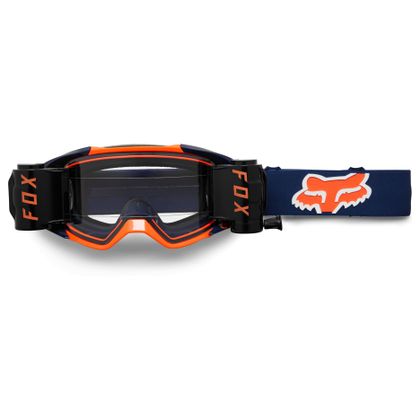 Gafas de motocross Fox VUE - STRAY - ROLL OFF - BLACK 2023 - Azul / Naranja Ref : FX2861 