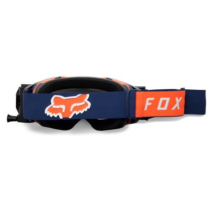 Gafas de motocross Fox VUE - STRAY - ROLL OFF - BLACK 2023 - Azul / Naranja