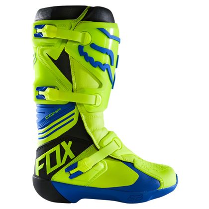 Botas de motocross Fox COMP - YELLOW BLUE 2021