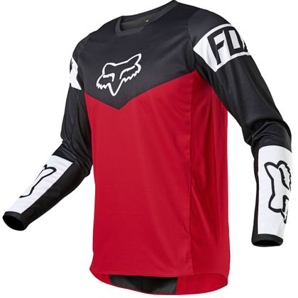 Camiseta de motocross Fox YOUTH 180 - REVN - FLAME RED Ref : FX3113 