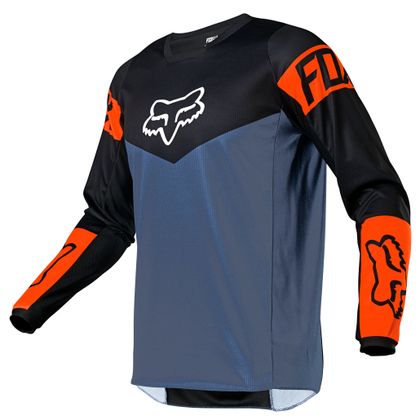 Camiseta de motocross Fox YOUTH 180 - REVN - BLUE STEEL Ref : FX3115 