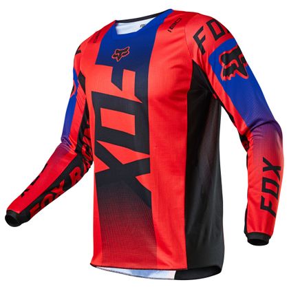 Maillot cross Fox YOUTH 180 - OKTIV - RED FLUO Ref : FX3121 