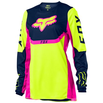 Camiseta de motocross Fox YOUTH GIRLS 180 - REVN - YELLOW FLUO Ref : FX3158 