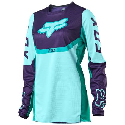 Maillot cross Fox YOUTH GIRLS 180 - REVN - AQUA Ref : FX3160 