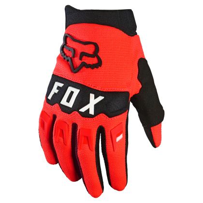 Guantes de motocross Fox YOUTH DIRTPAW - FLUO RED - Rojo / Negro Ref : FX3456 