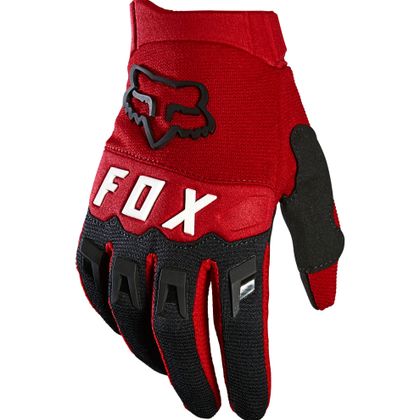 Guantes de motocross Fox YOUTH DIRTPAW - FLAME RED Ref : FX3127 