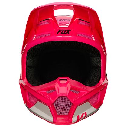 Fox YOUTH V1 - REVN - PINK GLOSSY Cross-Helm - Pinke / Schwarz