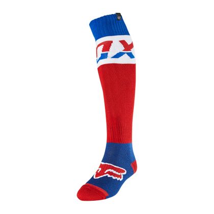 Fox FRI THIN - AFTERBURN - BLUE MX-Socken - Blau / Gelb