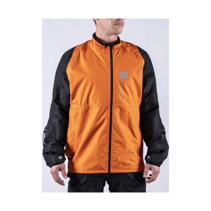 Veste de pluie Leatt Rain Cover V26 - Orange / Noir