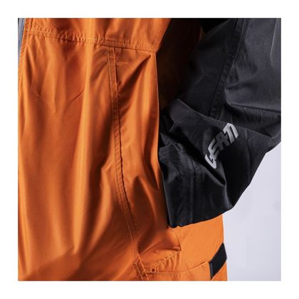 Veste de pluie Leatt Rain Cover V26 - Orange / Noir