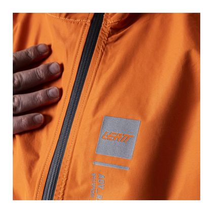 Veste de pluie Leatt Rain Cover V26 - Orange / Noir