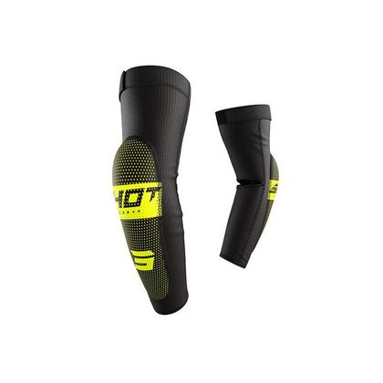 Shot AIRLIGHT 2.0 CHILD Elbow guards - Black / Yellow