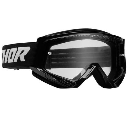 Gafas de motocross Thor COMBAT BLACK WHITE ENFANT - Negro / Blanco