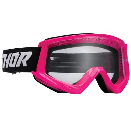 Gafas de motocross Thor COMBAT FLUO PINK BLACK NI?O - Rosa / Negro