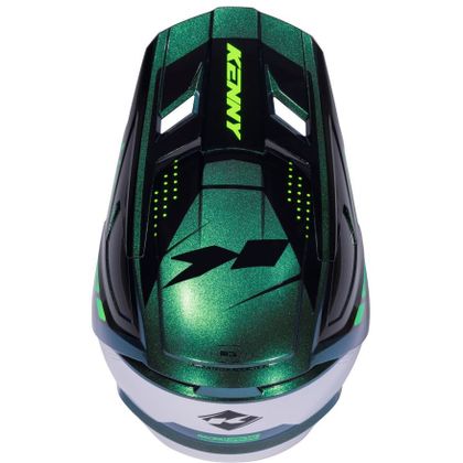 Kenny LEISTUNGSGRAFIK 2025 Cross-Helm - Grün