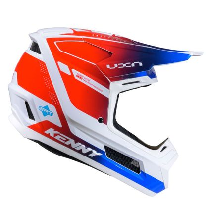 Kenny LEISTUNGSGRAFIK 2025 Cross-Helm - Rot / Blau