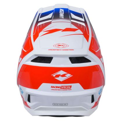 Kenny LEISTUNGSGRAFIK 2025 Cross-Helm - Rot / Blau