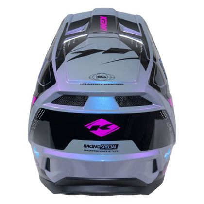 Kenny LEISTUNGSGRAFIK 2025 Cross-Helm - Lila