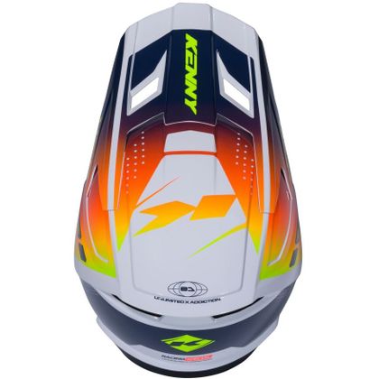 Kenny LEISTUNGSGRAFIK 2025 Cross-Helm - Orange
