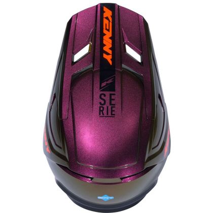 Kenny LEISTUNGSGRAFIK 2025 Cross-Helm - Farblos / Iridium