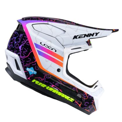 Kenny PERFORMANCE GRAPHIC + 2025 Cross helmet - Black / White
