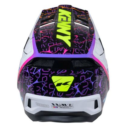 Kenny PERFORMANCE GRAPHIC + 2025 Cross helmet - Black / White