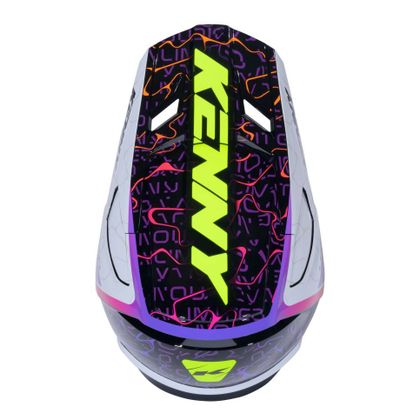 Kenny PERFORMANCE GRAPHIC + 2025 Cross helmet - Black / White