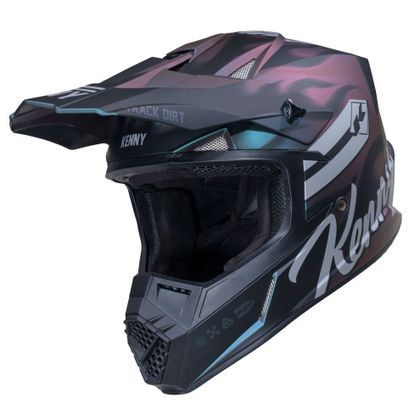 Casque cross Kenny TRACK GRAPHIC+ KID 2025 - Marron Ref : KE2941 