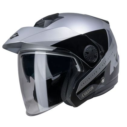 Casque Kenny EVASION GRAPHIC - Gris / Noir Ref : KE2577 